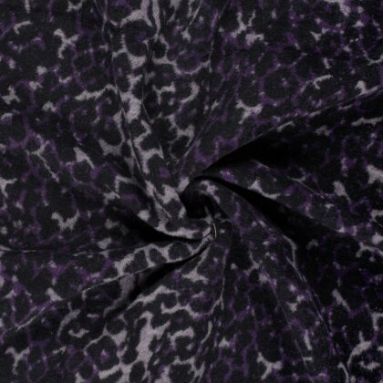 JACQUARD BRUSHED LEOPARD