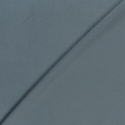 Polyester Viskose Jersey Uni - schattenblau
