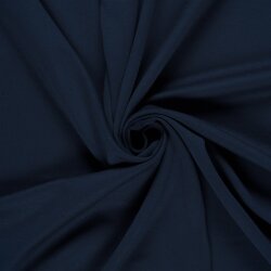 Polyester Viskose Jersey Uni - dunkelblau