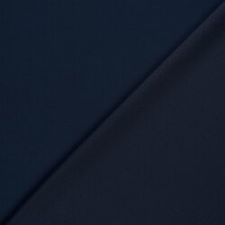 Rippenjersey Uni - dunkelblau