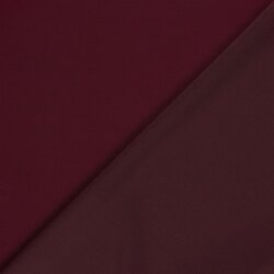 Baumwolljersey Uni - weinrot