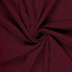 Polyester Viskose Jersey Uni - weinrot
