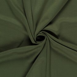 Baumwolljersey Uni - moosgrün