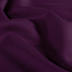 Polyester Viskose Jersey Uni - dunkeltraube