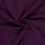 Polyester Viskose Jersey Uni - dunkeltraube