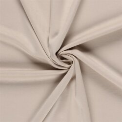 Polyester Viskose Jersey Uni - creme