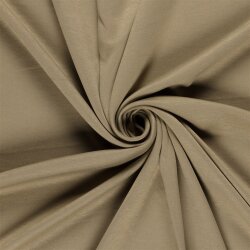 Baumwolljersey Uni - eiche