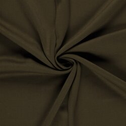 Rippenjersey Uni - dunkelbraun