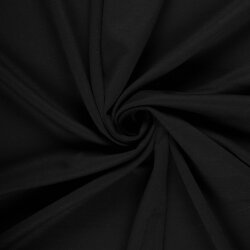 Baumwolljersey Uni - schwarz