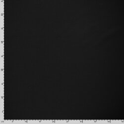 Baumwolljersey Uni - schwarz