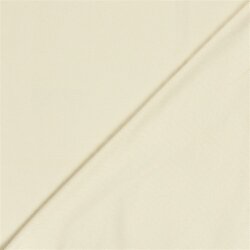Baumwolljersey Uni - creme