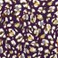 Viskose Nylon Crêpe getupftes Leo - schwarz