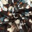 Viskose Nylon Crêpe Blumen