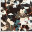 Viskose Nylon Crêpe Blumen