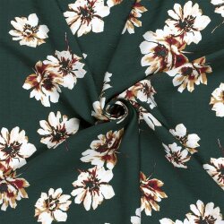 Viskose Nylon Crêpe Blumen