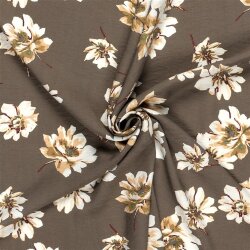 Viskose Nylon Crêpe Blumen