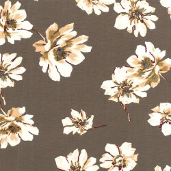 Viskose Nylon Crêpe Blumen