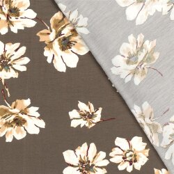 Viskose Nylon Crêpe Blumen