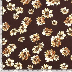 Viskose Nylon Crêpe Blumen