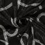 Satin Jacquard- schwarz