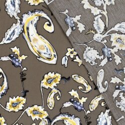 Viskose Crêpe Paisley