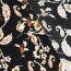Viskose Crêpe Paisley - schwarz
