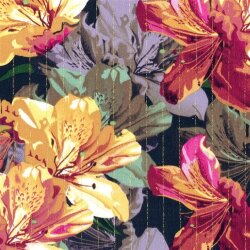Viskose Crêpe Lurex FLOW - dunkelblau
