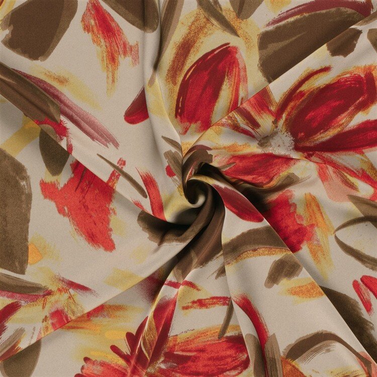 Satin Duchesse Blumen