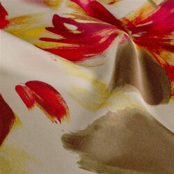Satin Duchesse Blumen