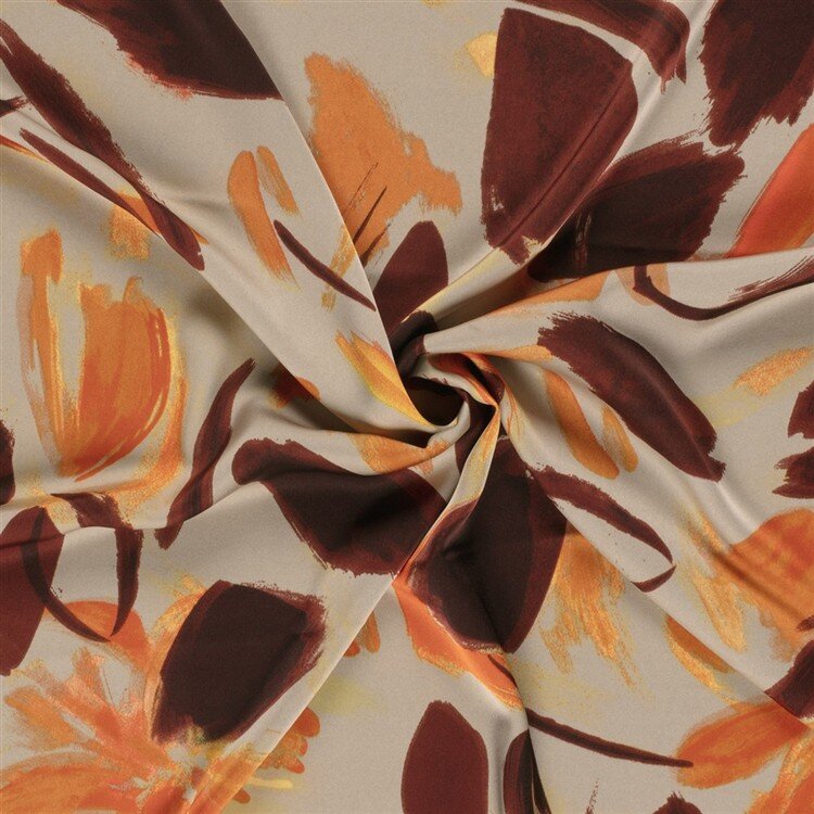 Satin Duchesse Blumen