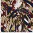Satin Duchesse Blumen - dunkelblau