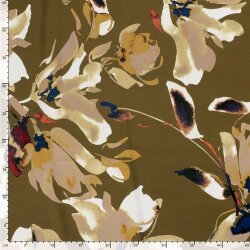 Satin Duchesse Blumen