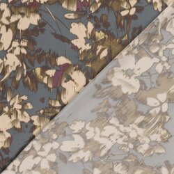 Satin Duchesse Blumen