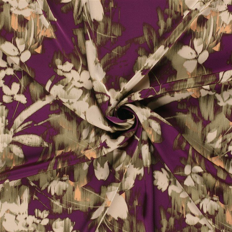 Satin Duchesse Blumen