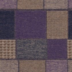 Jacquard Patchwork  - dunkelblau
