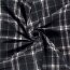 Polyesterstoff Jacquard Karomuster - dunkelblau