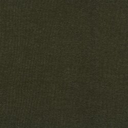Rippenjersey Lurex Uni - oliv meliert