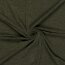 Rippenjersey Lurex Uni - oliv meliert