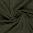 Rippenjersey Lurex Uni - oliv meliert