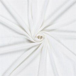Rippenjersey Lurex Uni - creme meliert