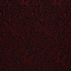Jacquard Lurex Brokatmuster - dunkelrot