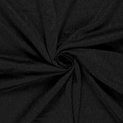 Jacquard Lurex Brokatmuster - schwarz