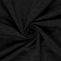 Jacquard Lurex Zebramuster - schwarz