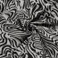Jacquard Lurex Zebramuster - silber