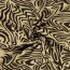 Jacquard Lurex Zebramuster - gold