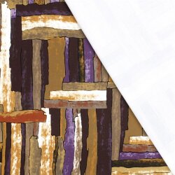 Romanit Jersey "Punta di Roma" Streifenblöcke - oliv