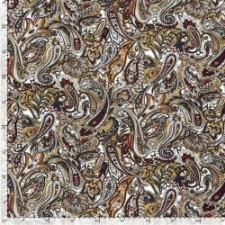 Romanit Jersey "Punta di Roma" Paisley - oliv