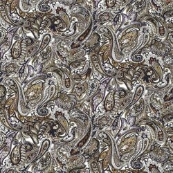 Romanit Jersey "Punta di Roma" Paisley - taupe