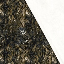 Romanit Jersey "Punta di Roma" Schlangenmuster - oliv