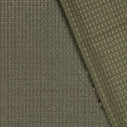 Polyesterstoff Jacquard Uni - oliv
